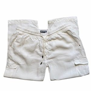Vilebrequin 100% Linen Pacha Cargo Pants XXXL